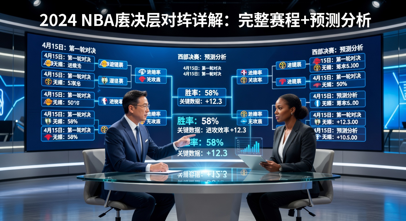 2024 NBA季后赛对阵详解：赛程预测+胜率分析