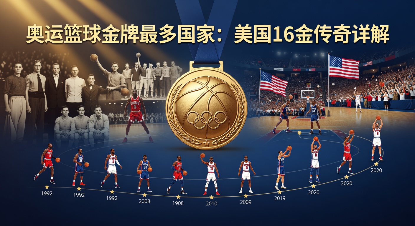 奥运篮球金牌最多国家：美国16金传奇详解