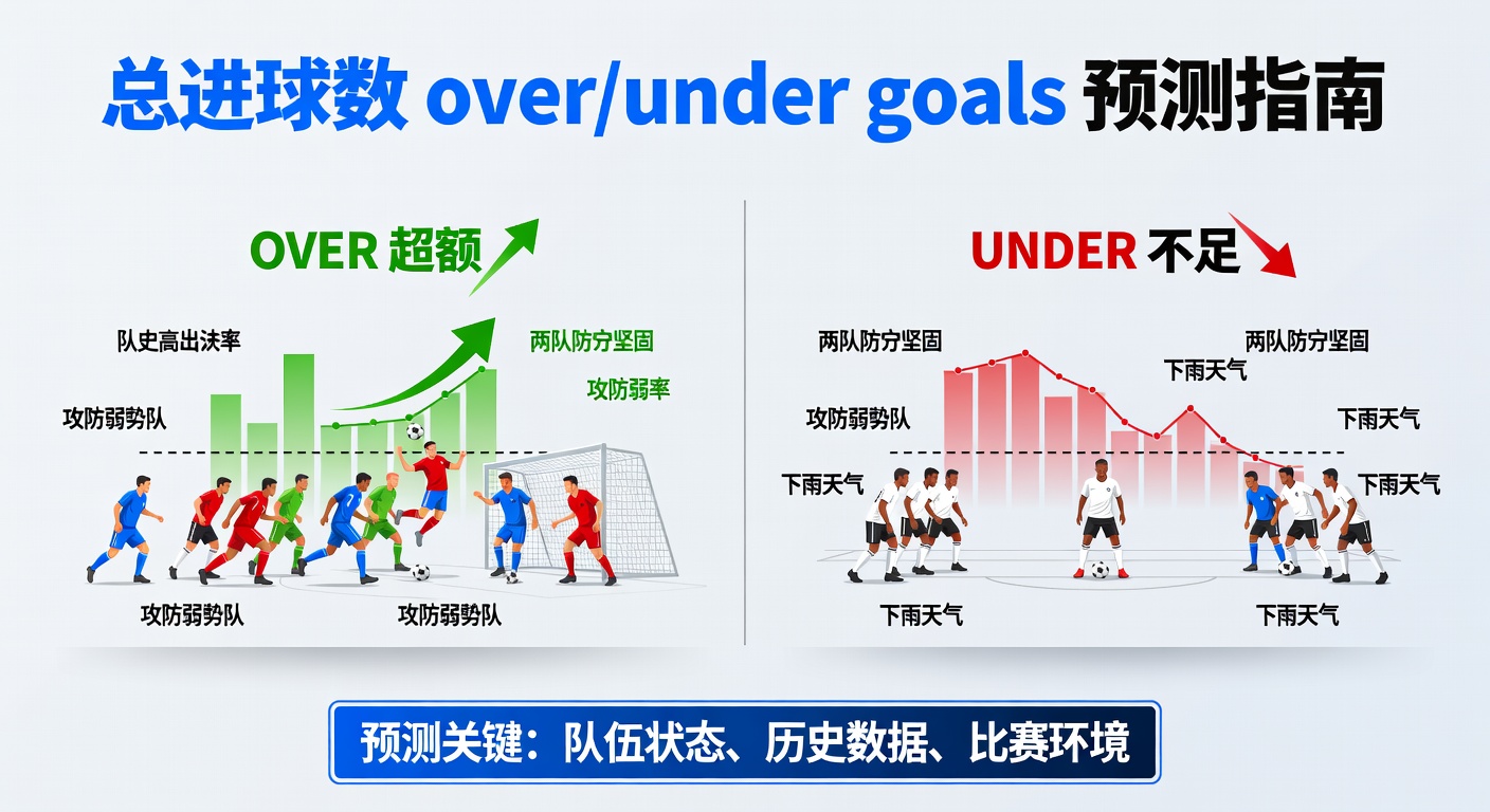 总进球数 Over/Under Goals 预测：2026大球小球技巧