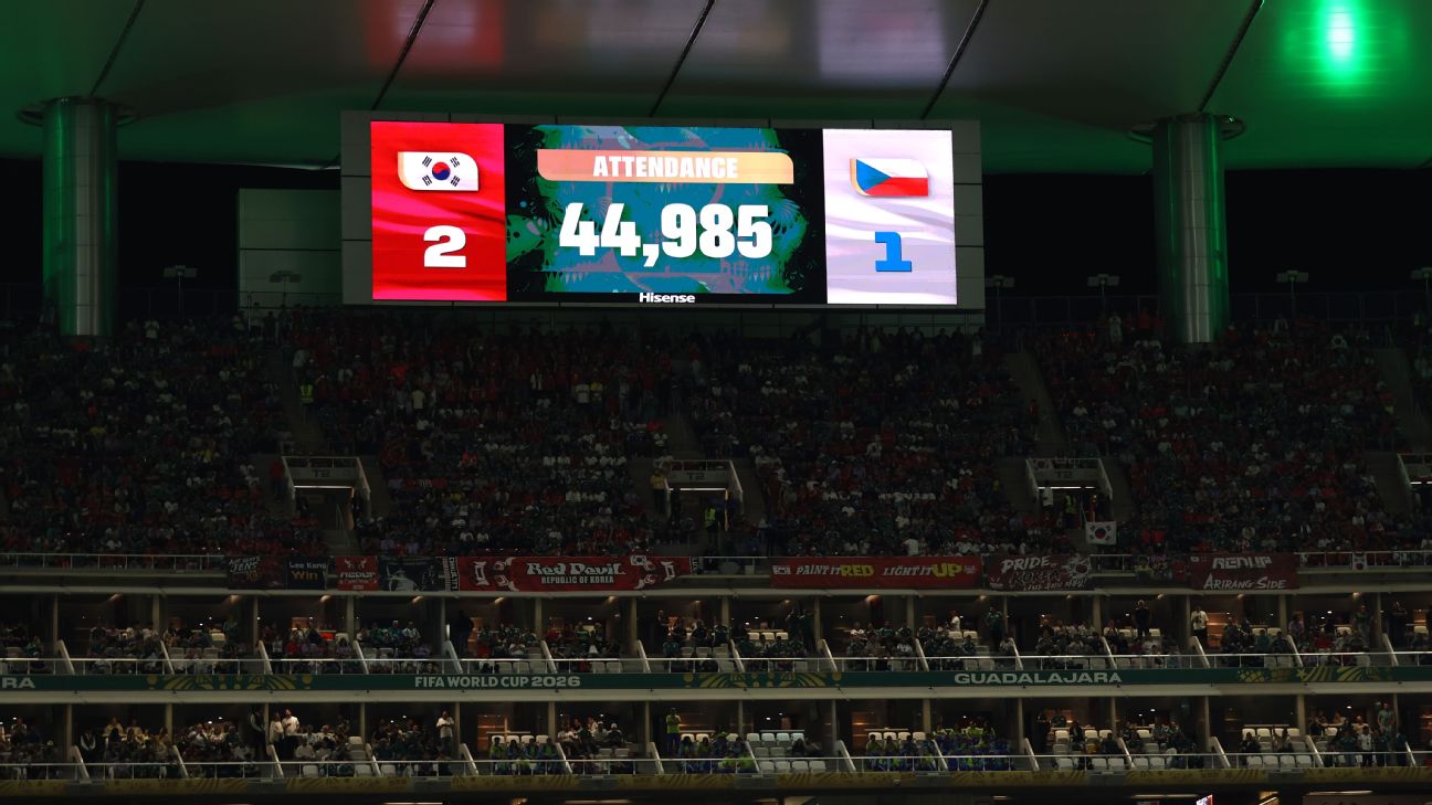 FIFA为世界杯韩捷战出现空座位的上座数据辩护